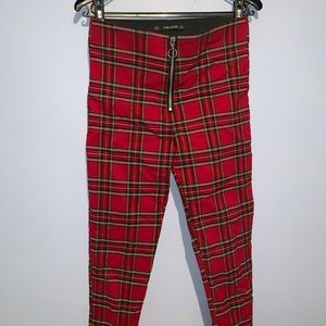 Zara plaid Leggings